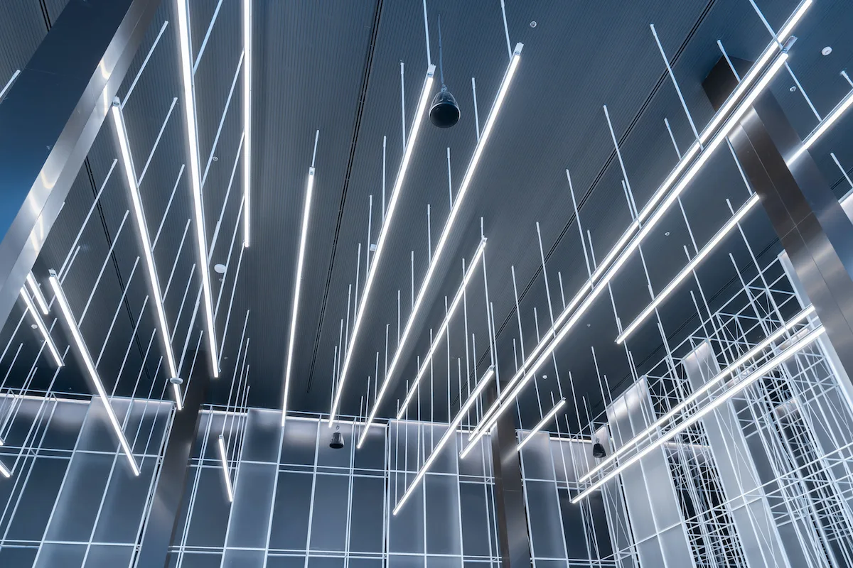 Modern specialty lighting installation
