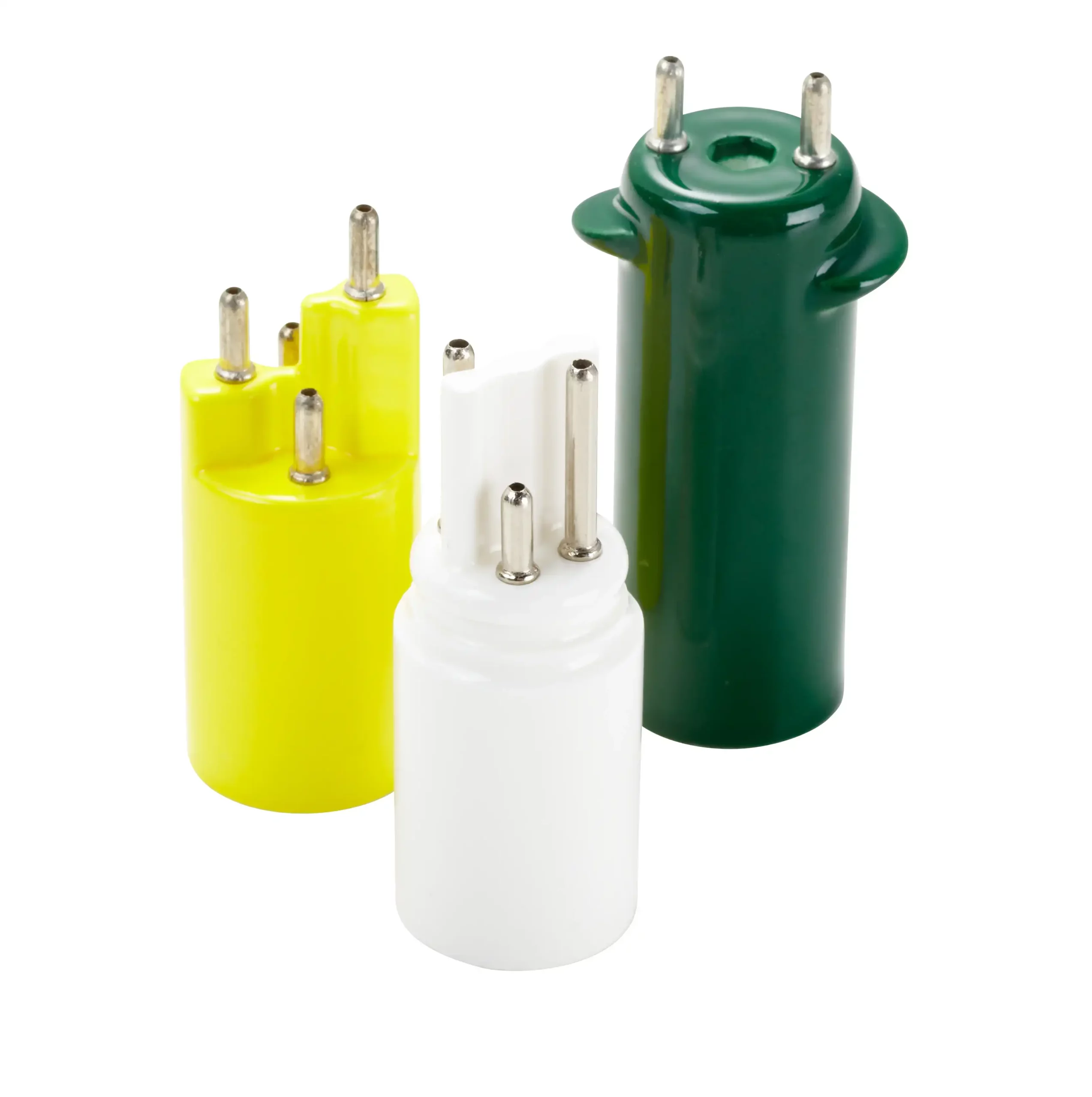 Specialty lighting lamp bases with custom contact pins