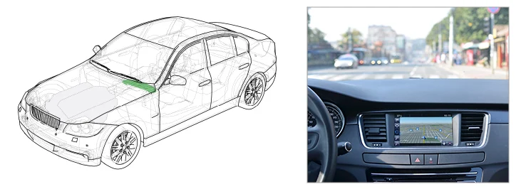 Automotive dashboard and display