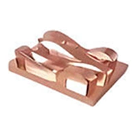 Precision copper busbar parts for electrical connections