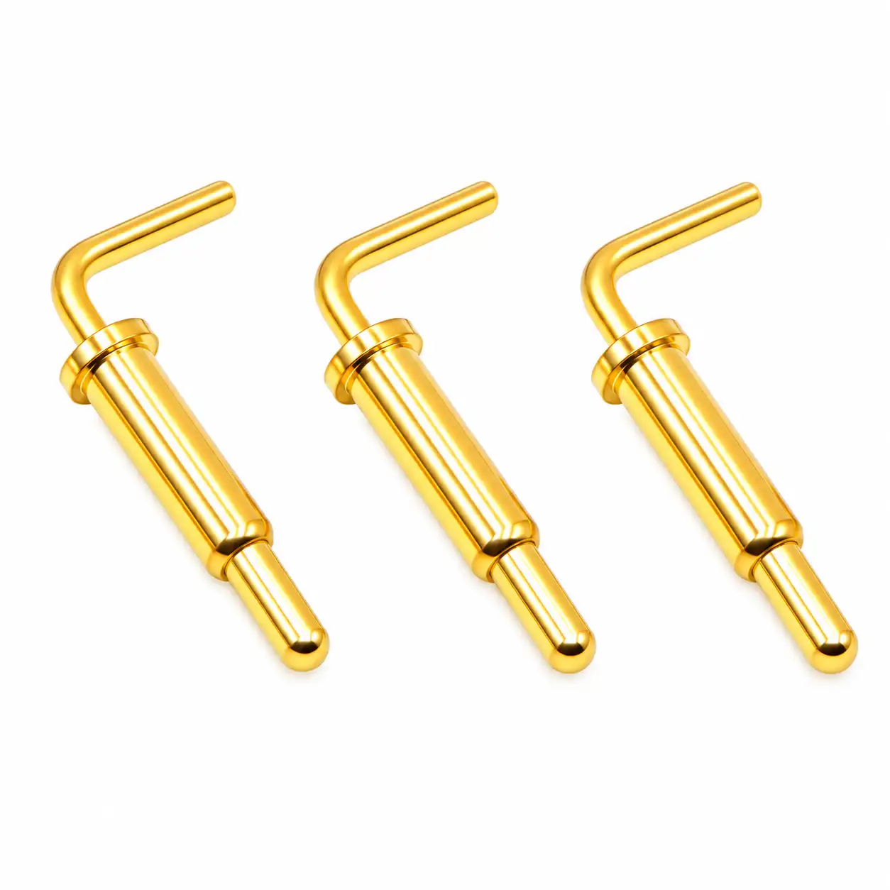 Right-Angle Pogo Pin for connector applications