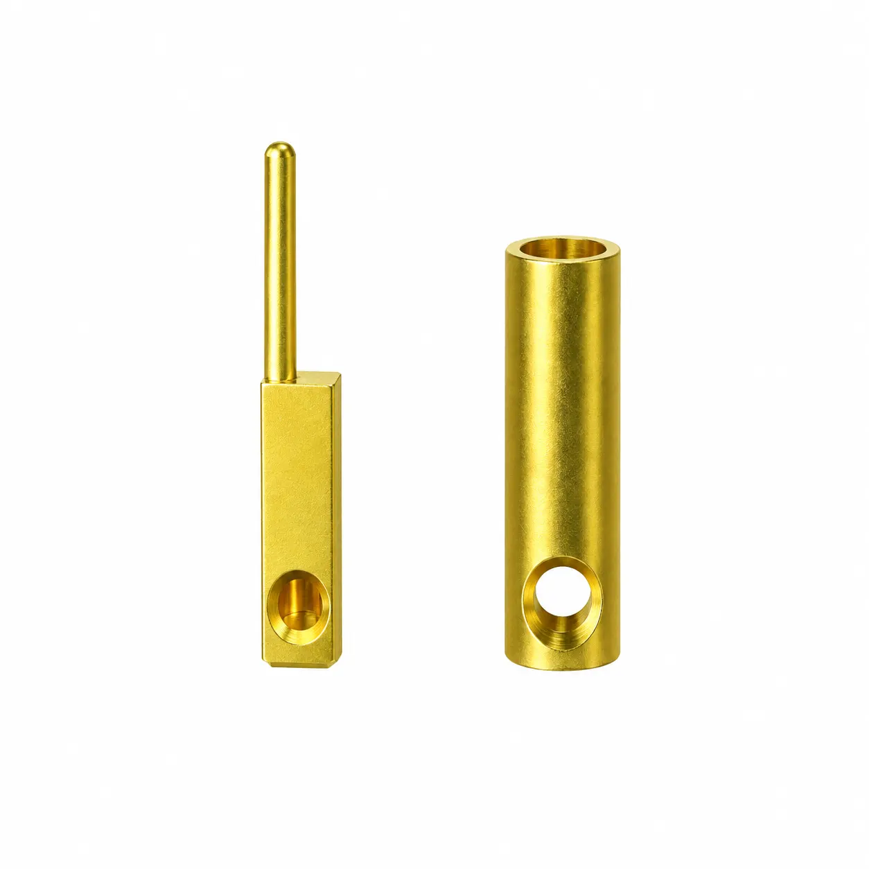 Threaded Contact Pin for electrical contact applications