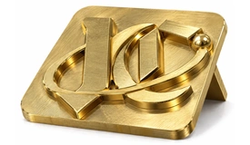 JC badge — Gold plating